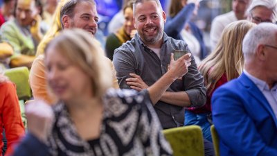 Kijkje in de zaal tijdens de meedenkmiddag