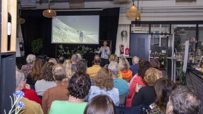 Bergbeklimster Katja Staartjes houdt haar lezing
