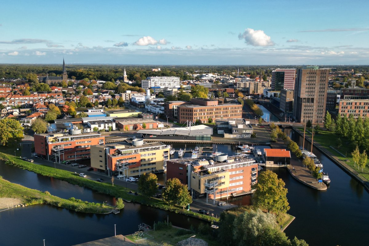 Luchtfoto van Almelo